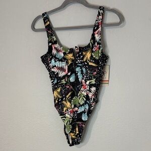 Ocean Pacific NWT Bathing Suit One Piece Black S
